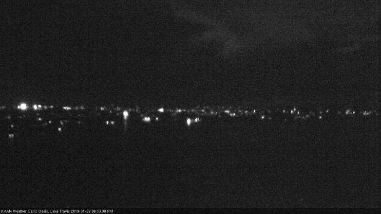Lake Travis webcam, January 29, 2019 5:55 PM CT