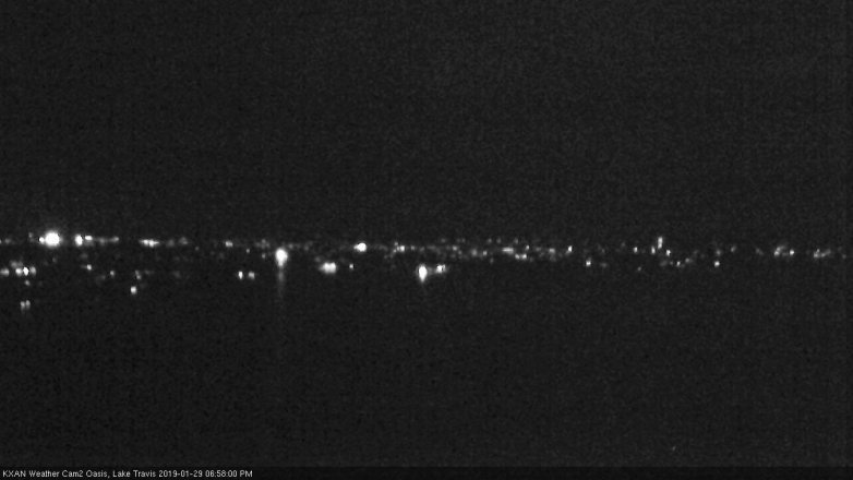 Lake Travis webcam, January 29, 2019 6:00 PM CT