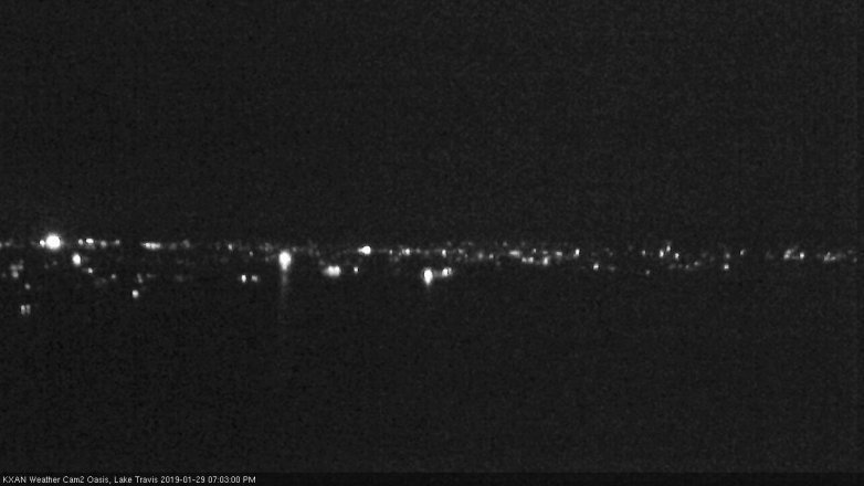 Lake Travis webcam, January 29, 2019 6:05 PM CT