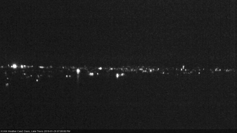 Lake Travis webcam, January 29, 2019 6:10 PM CT