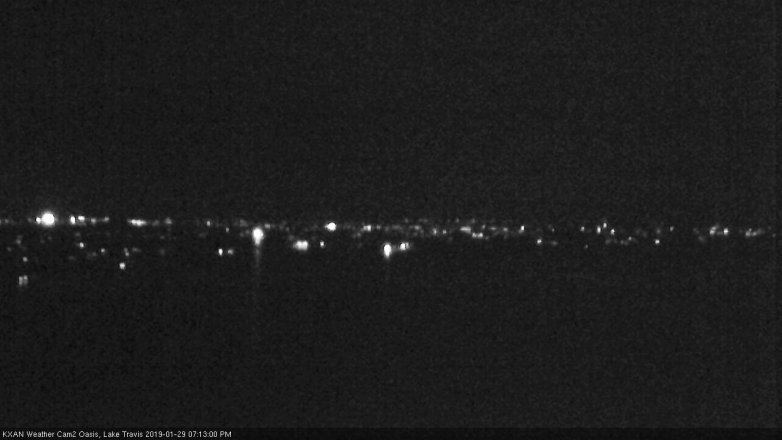Lake Travis webcam, January 29, 2019 6:15 PM CT