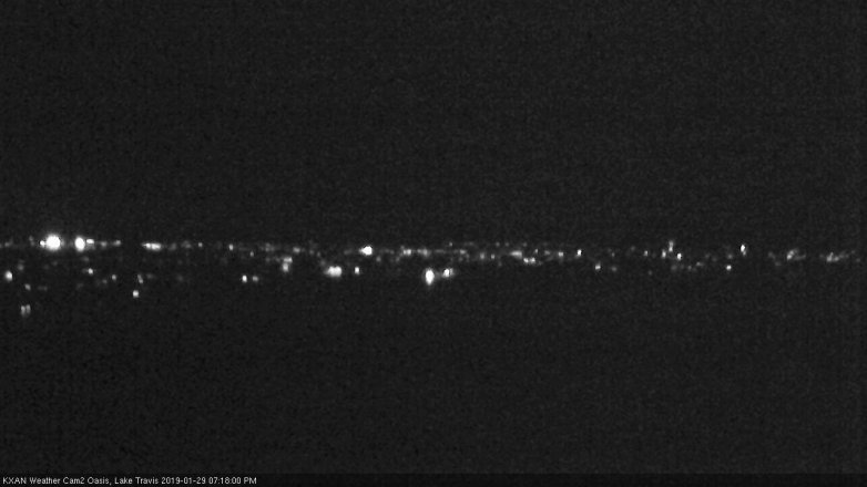 Lake Travis webcam, January 29, 2019 6:20 PM CT