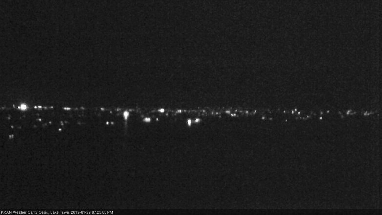 Lake Travis webcam, January 29, 2019 6:25 PM CT
