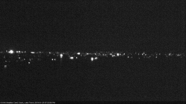 Lake Travis webcam, January 29, 2019 6:35 PM CT