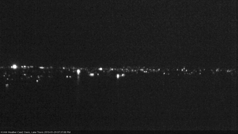 Lake Travis webcam, January 29, 2019 6:40 PM CT