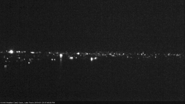 Lake Travis webcam, January 29, 2019 6:50 PM CT
