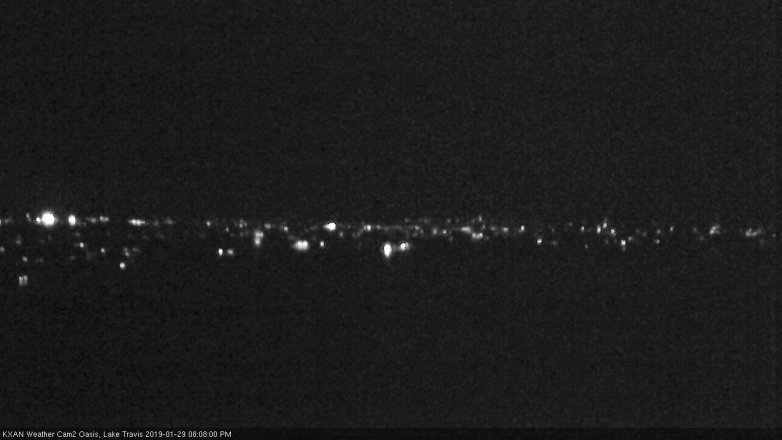 Lake Travis webcam, January 29, 2019 7:10 PM CT