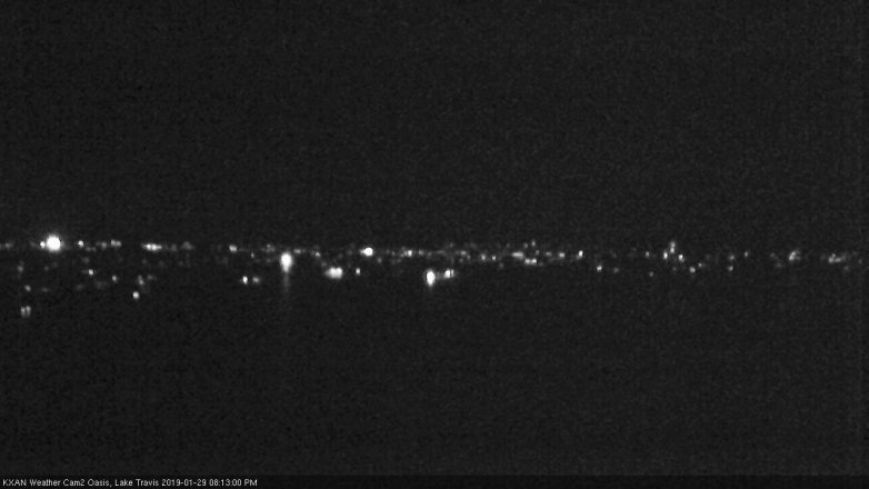 Lake Travis webcam, January 29, 2019 7:15 PM CT