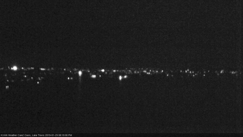 Lake Travis webcam, January 29, 2019 7:20 PM CT
