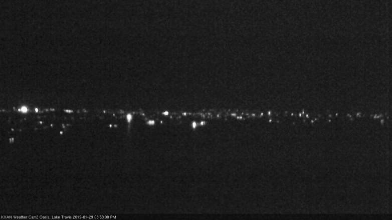 Lake Travis webcam, January 29, 2019 7:55 PM CT