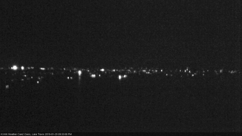 Lake Travis webcam, January 29, 2019 8:35 PM CT