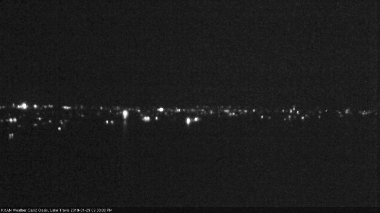 Lake Travis webcam, January 29, 2019 8:40 PM CT