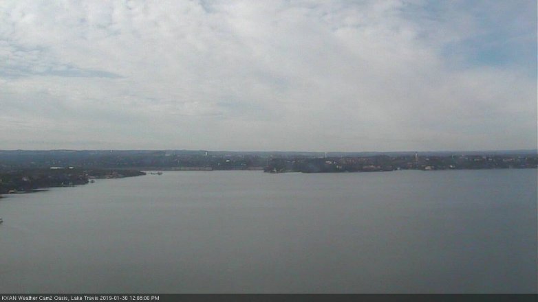 Lake Travis webcam, January 30, 2019 11:10 AM CT