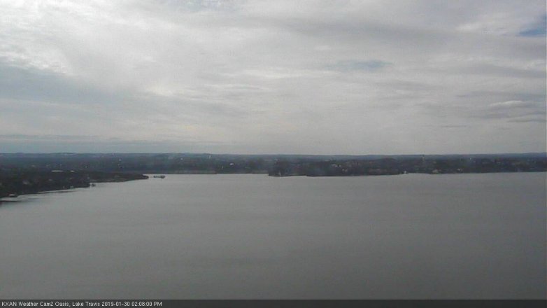 Lake Travis webcam, January 30, 2019 1:10 PM CT