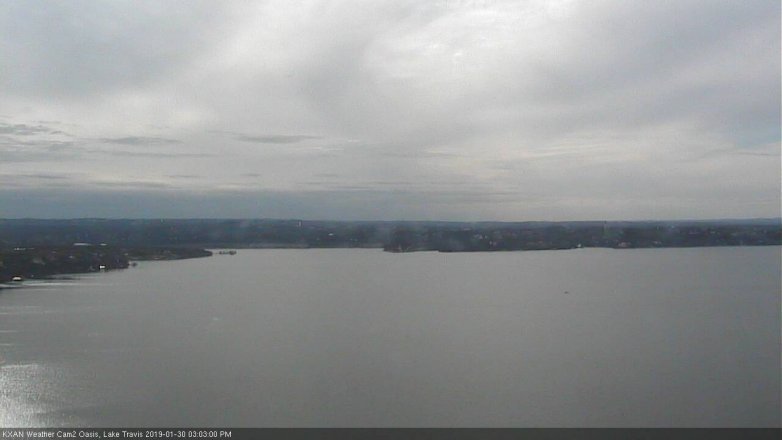 Lake Travis webcam, January 30, 2019 2:05 PM CT