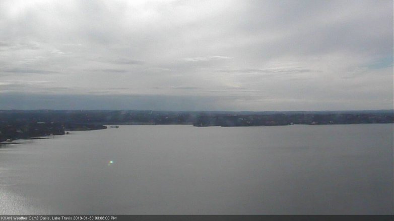 Lake Travis webcam, January 30, 2019 2:10 PM CT