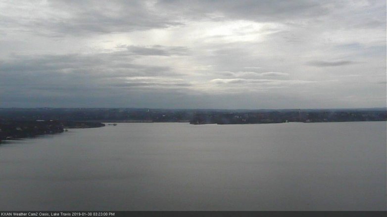 Lake Travis webcam, January 30, 2019 2:25 PM CT