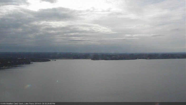 Lake Travis webcam, January 30, 2019 2:30 PM CT