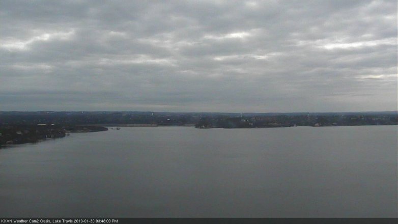Lake Travis webcam, January 30, 2019 2:50 PM CT