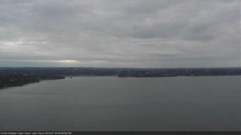 Lake Travis webcam, January 30, 2019 3:10 PM CT