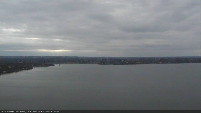Lake Travis webcam, January 30, 2019 3:15 PM CT