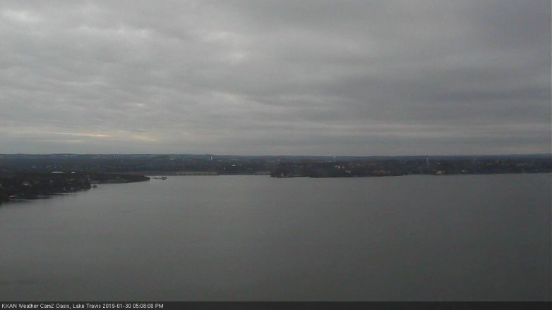 Lake Travis webcam, January 30, 2019 4:10 PM CT