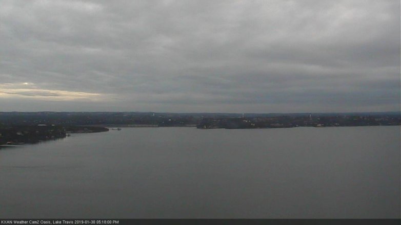Lake Travis webcam, January 30, 2019 4:20 PM CT