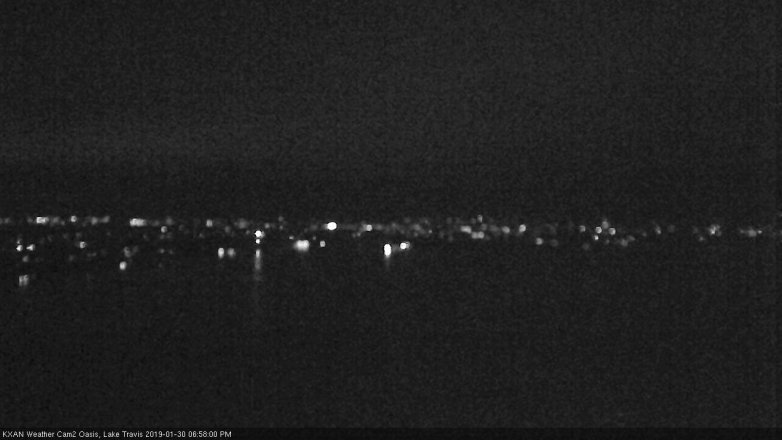 Lake Travis webcam, January 30, 2019 6:00 PM CT