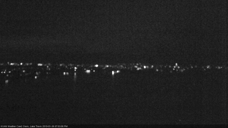 Lake Travis webcam, January 30, 2019 6:05 PM CT