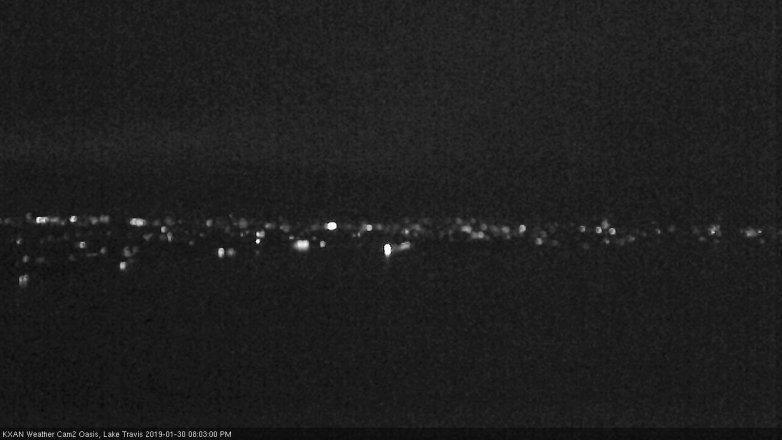 Lake Travis webcam, January 30, 2019 7:05 PM CT