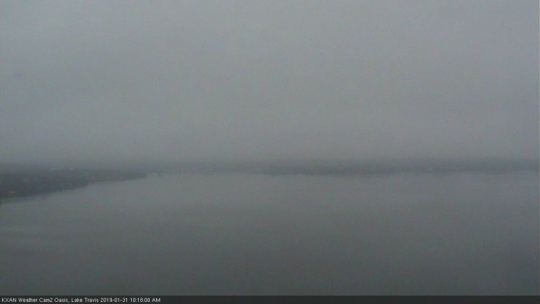 Lake Travis webcam, January 31, 2019 9:20 AM CT