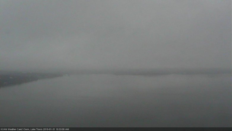 Lake Travis webcam, January 31, 2019 9:35 AM CT