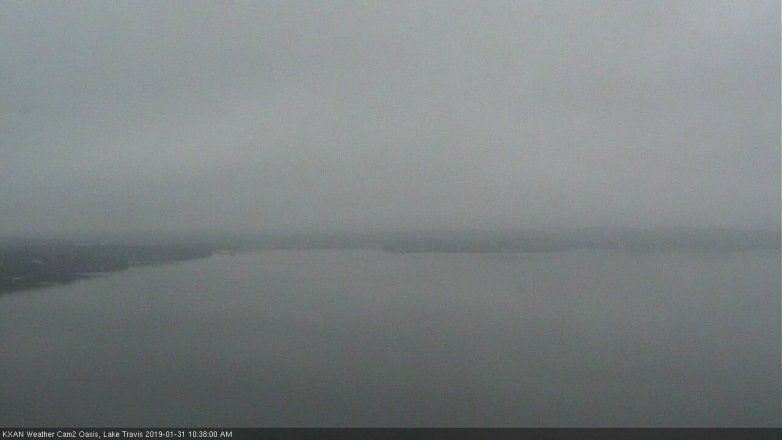 Lake Travis webcam, January 31, 2019 9:40 AM CT