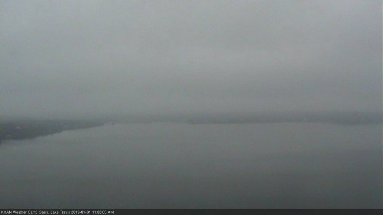 Lake Travis webcam, January 31, 2019 10:05 AM CT