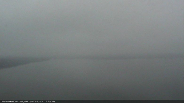 Lake Travis webcam, January 31, 2019 10:15 AM CT