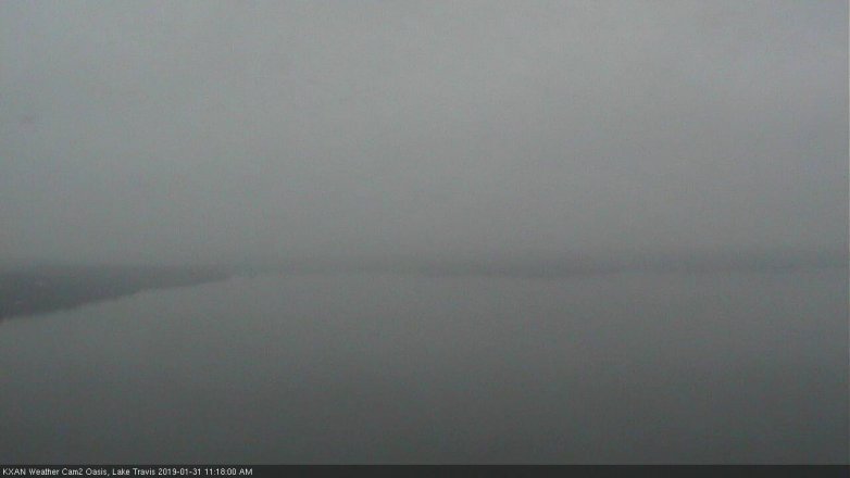 Lake Travis webcam, January 31, 2019 10:20 AM CT