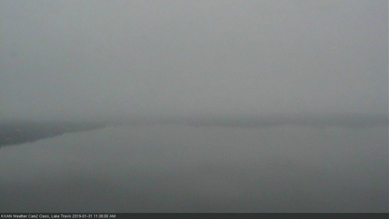 Lake Travis webcam, January 31, 2019 10:40 AM CT