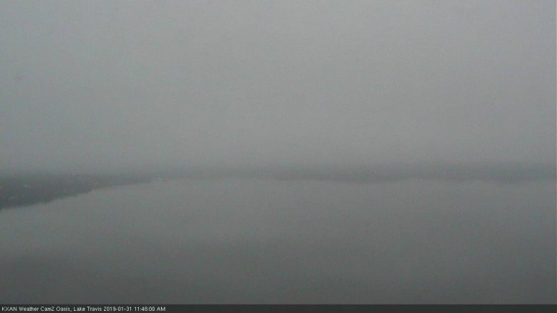 Lake Travis webcam, January 31, 2019 10:50 AM CT