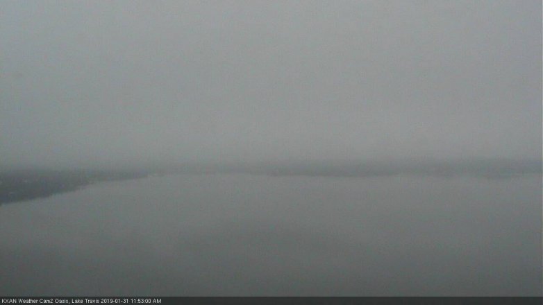 Lake Travis webcam, January 31, 2019 10:55 AM CT