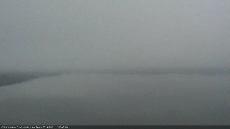 Lake Travis webcam, January 31, 2019 11:00 AM CT