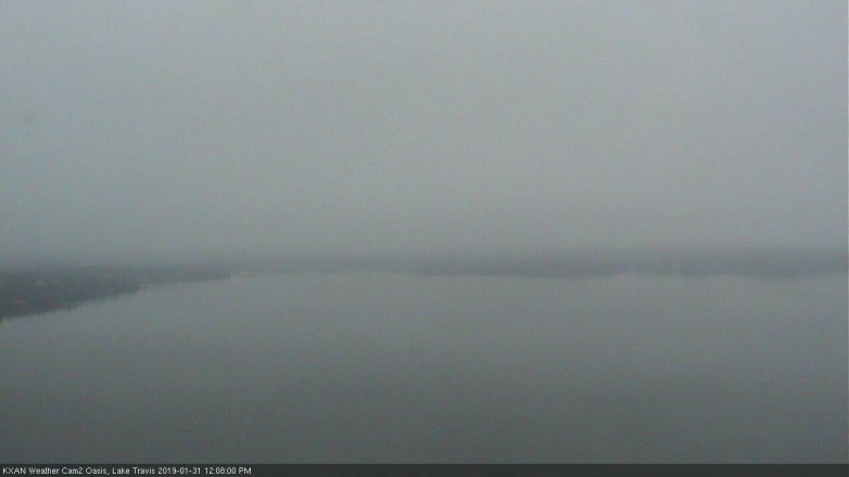 Lake Travis webcam, January 31, 2019 11:10 AM CT