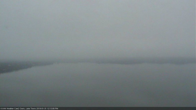 Lake Travis webcam, January 31, 2019 11:15 AM CT