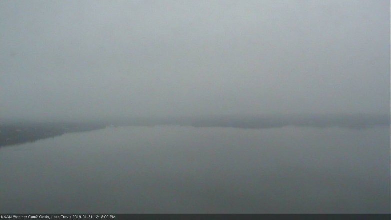 Lake Travis webcam, January 31, 2019 11:20 AM CT
