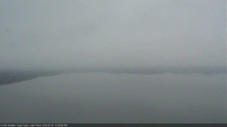 Lake Travis webcam, January 31, 2019 11:30 AM CT