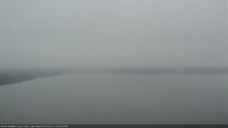 Lake Travis webcam, January 31, 2019 11:45 AM CT
