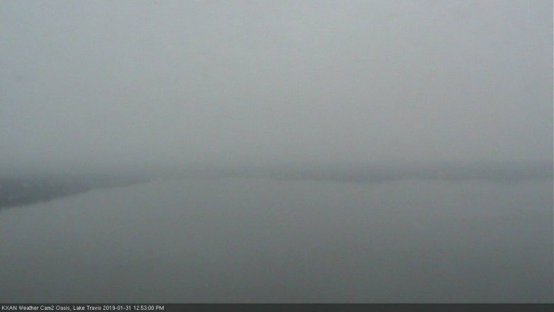 Lake Travis webcam, January 31, 2019 11:55 AM CT