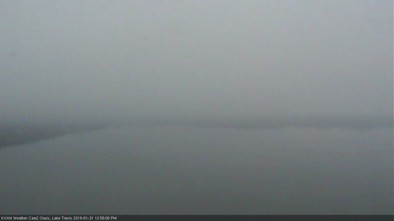 Lake Travis webcam, January 31, 2019 12:00 PM CT