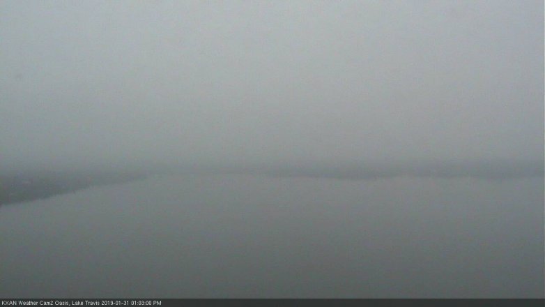 Lake Travis webcam, January 31, 2019 12:05 PM CT