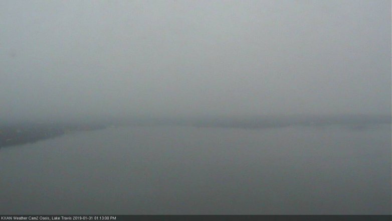 Lake Travis webcam, January 31, 2019 12:15 PM CT