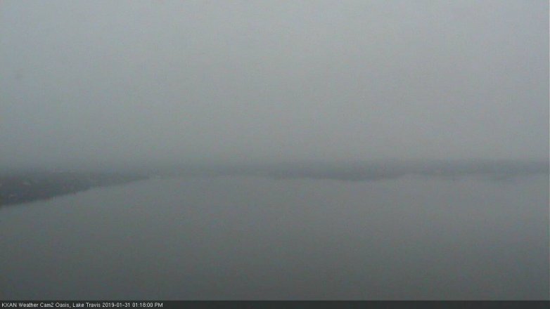 Lake Travis webcam, January 31, 2019 12:20 PM CT